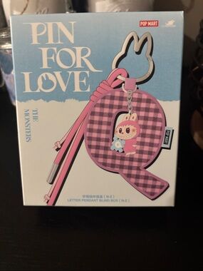 Pop Mart Pin For Love Series Letter